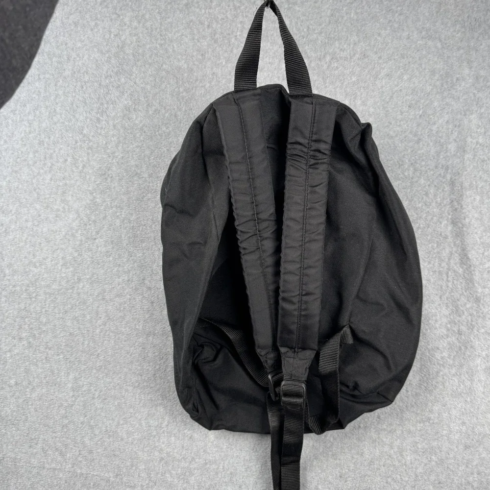 Vintage Eastpak Backpack Iowa‎ Hawkeyes Black Made in USA Embroidered Canvas